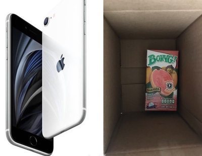 Compra dos iPhone en la web de unos conocidos grandes almacenes y recibe un brick de zumo