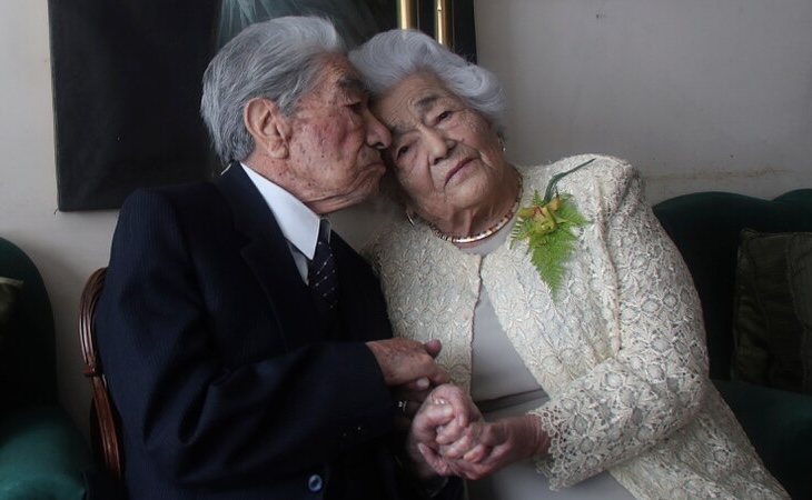 La pareja lleva 79 años de matrimonio a sus espaldas