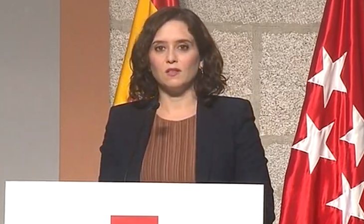 Isabel Díaz Ayuso anuncia las nuevas restricciones en la Comunidad de Madrid