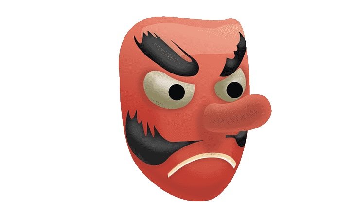 Este emoji no representa un demonio... como tal