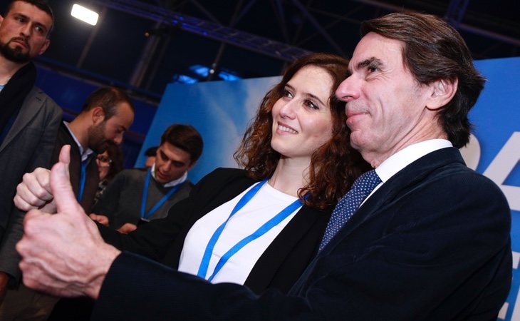 Aznar no está de acuerdo con la deriva que está experimentando el Gobierno de Isabel Díaz Ayuso