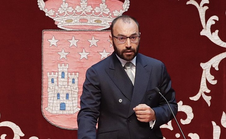 El consejero de Economía de la Comunidad de Madrid, Manuel Giménez