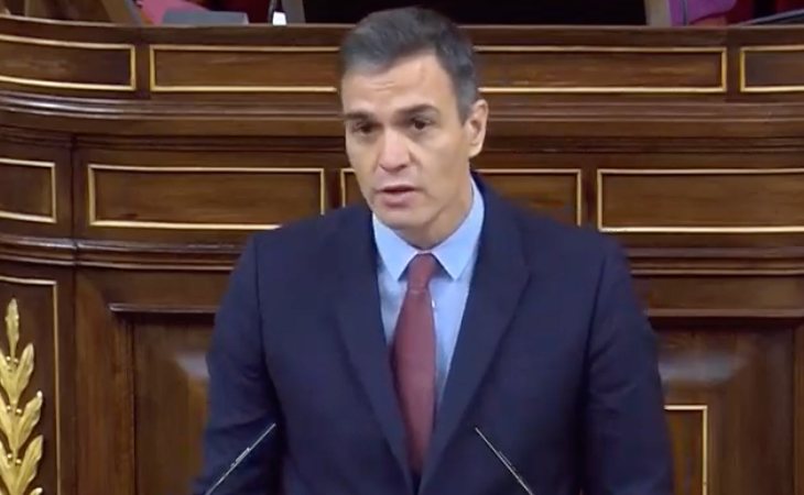 Pedro Sánchez, a Abascal: 'No acude con el propósito fe obtener la confianza de la Cámara. Esta moción de censura es todo menos constructiva. No ...