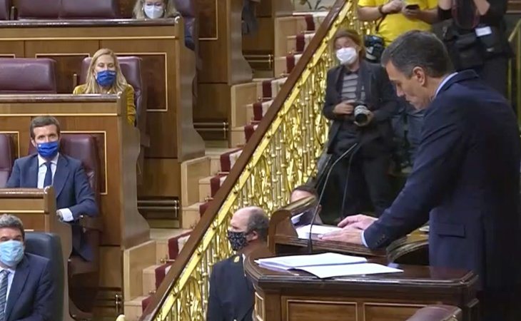 Pedro Sánchez vuelve a dirigirse a Pablo Casado: 'Tenemos diferencias, pero la clave está en el respeto y el reconocimiento al adversario. Si así ...