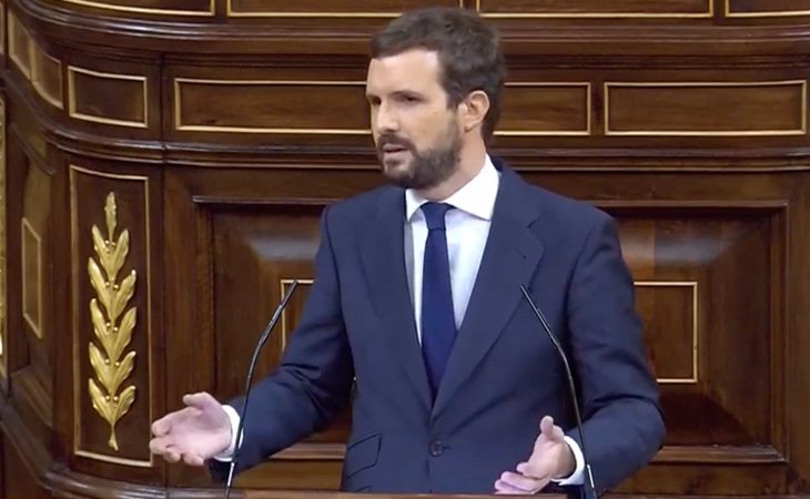 Pablo Casado (PP), a Abascal: 'Lo que se vota hoy es si usted está capacitado para ser presidente de España. Si su partido tiene la experiencia la ...