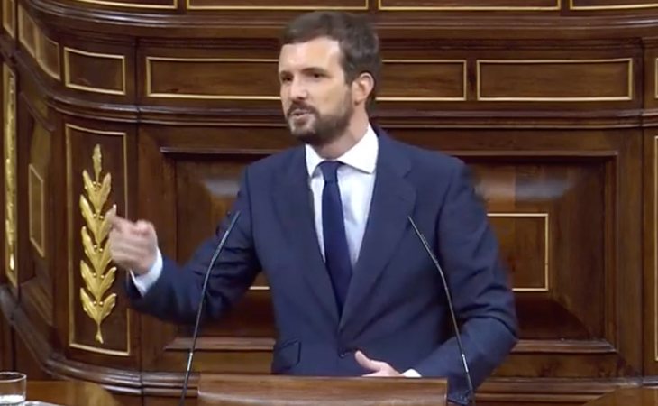 Pablo Casado, a VOX: 'No somos como ustedes. Somos la fuerza tranquila de los españoles. Esta fuerza sensata y moderada que volverá a representar a ...