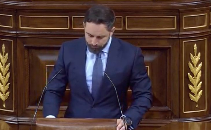 antiago Abascal (VOX) se dirige a Pablo Casado (PP): 'Han decidido la continuidad del Gobierno de la ruina y de la muerte de muchos españoles'. 'Es ...