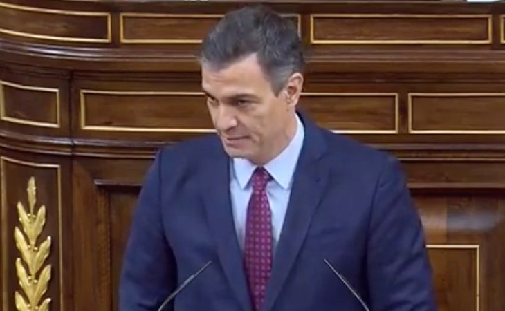 Pedro Sánchez, a Abascal: 'Usted va a ser derrotado dentro de unos minutos y esto va a ser un alivio para todos nosotros'