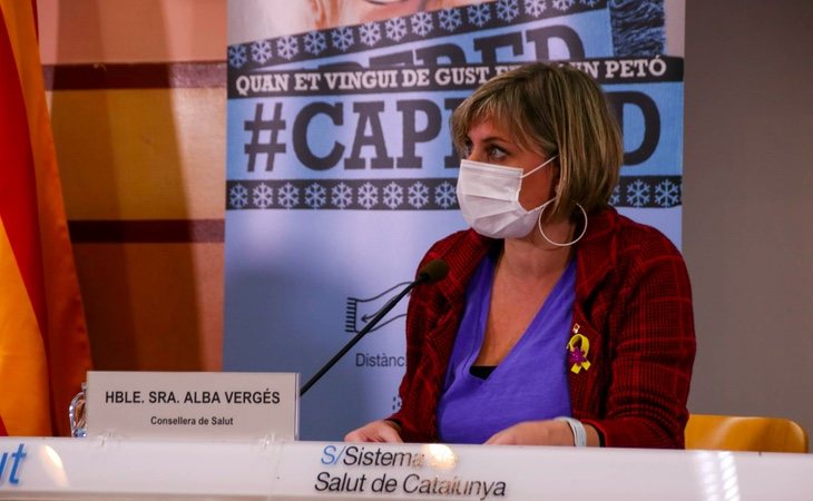 La consellera de Salut, Alba Vergés