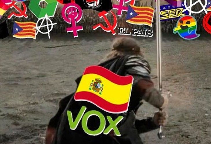 VOX ya exhibió a la perfección su estrategia trumpiana con una campaña en redes sociales donde se erigía en contra de todos los colectivos que considera como enemigos