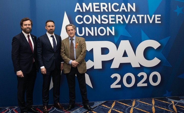 Abascal, en su última visita a una cumbre de los conservadores americanos