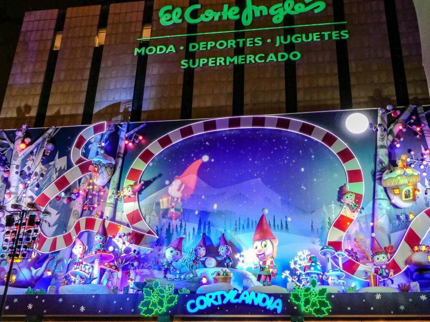 Navidad de 2020 sin Cortylandia: Estas luces sustituirán el espectáculo de El Corte Inglés