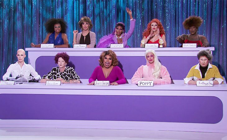 Las participantes de 'RuPaul's Drag Race 12' en el Snatch Game