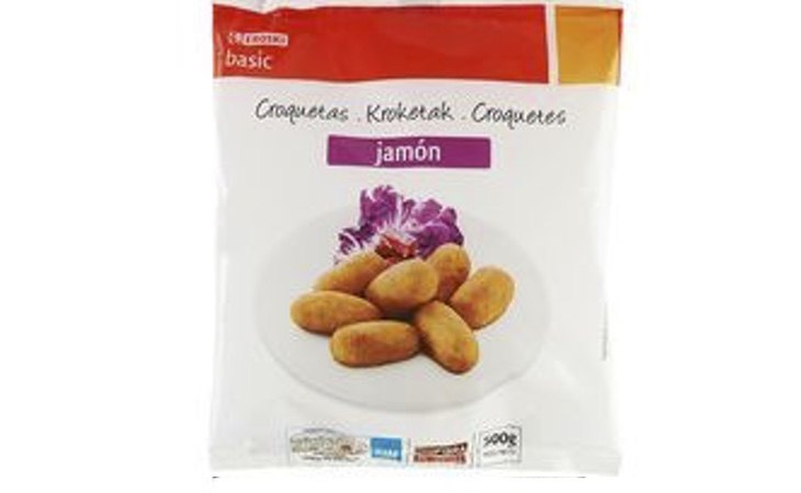 Croquetas de jamón Eroski Basic