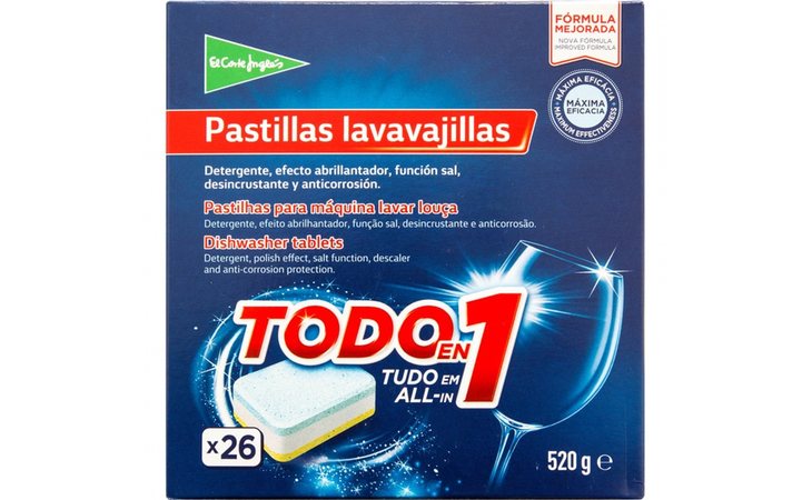 Las pastillas de El Corte Inglés cuestan 2,85 eurosc