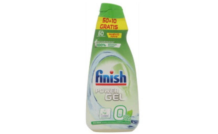 Finish Power Gel 0% Sin Folfatos destaca por su positivo impacto medioambiental