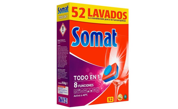 Somat 8 funciones Todo en 1 resalta por la eficacia de los lavados
