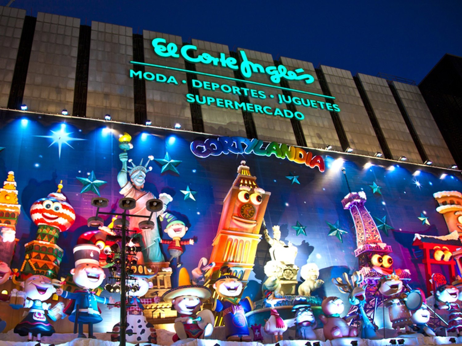 El Corte Inglés sustituye Cortylandia por un nuevo espectáculo en otro centro comercial de Madrid