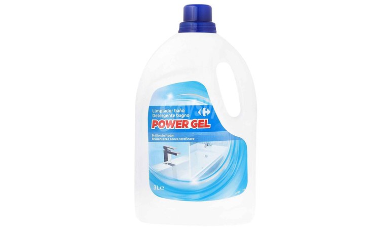 Power Gel de Carrefour para el baño destaca por su etiquetado