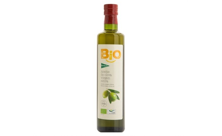 El Corte Inglés Aceite de Oliva Virgen Extra Bio, Vidrio