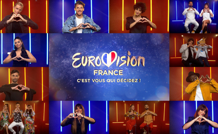 Estos son los doce nombres de Francia para Eurovisión 2021