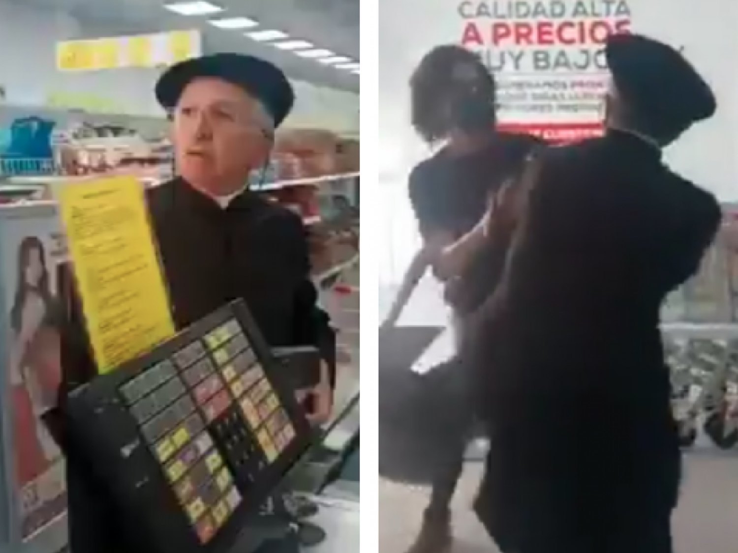 Un cura se lía a hostias en un supermercado por pedirle que se pusiera la mascarilla