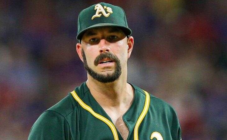 Mike Fiers, jugador de béisbol que originó la moda de la barba a lo 