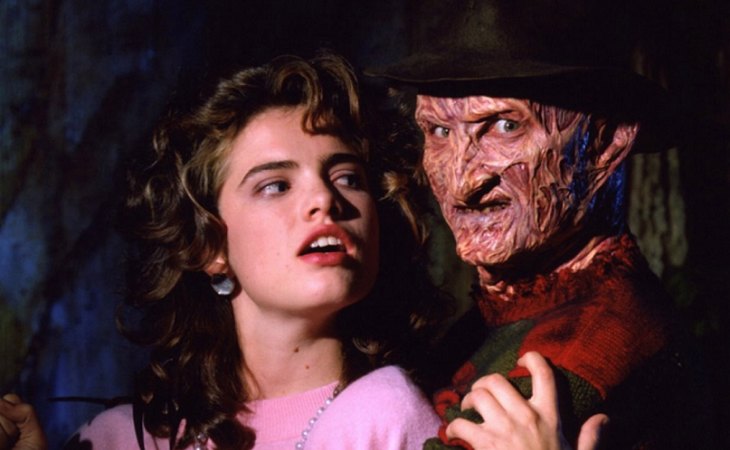 Heather Langenkamp & Robert Englund en una imagen promocional de 'Pesadilla en Elm Street 3: Los guerreros del sueño', de Chuck Russell