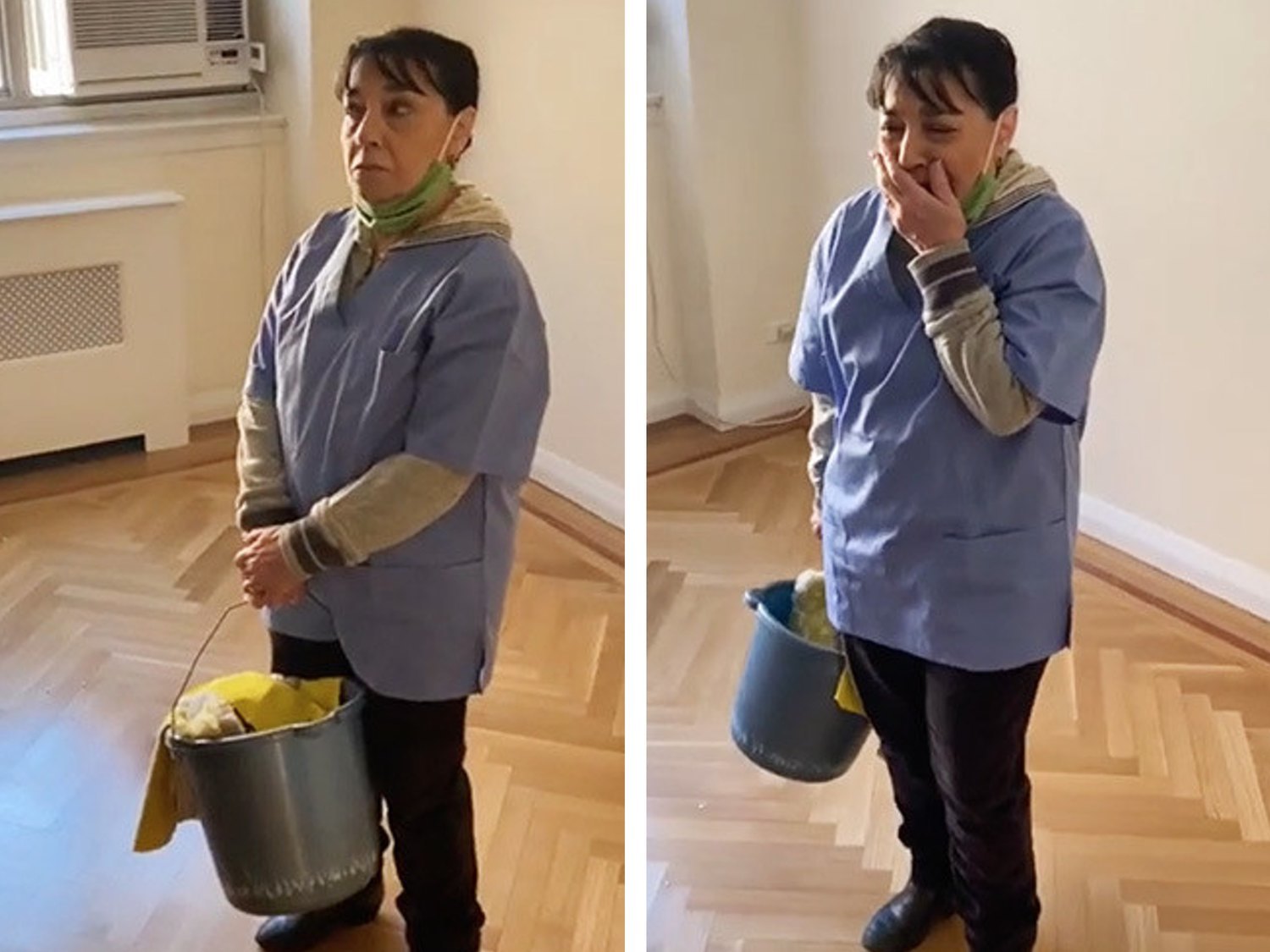 El increíble gesto de una comunidad de vecinos con la mujer de la limpieza tras perder su empleo