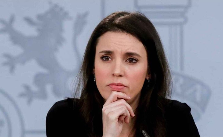 La ministra de Igualdad, Irene Montero