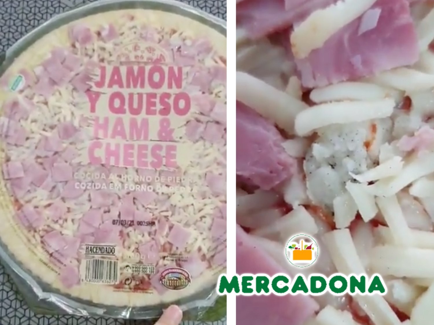 Compra una pizza de Mercadona y encuentra una colonia de bacterias floreciendo sobre su superficie