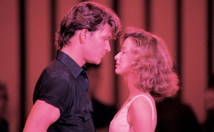 Patrick Swayze y Jennifer Grey, en un fotograma de 'Dirty Dancing'