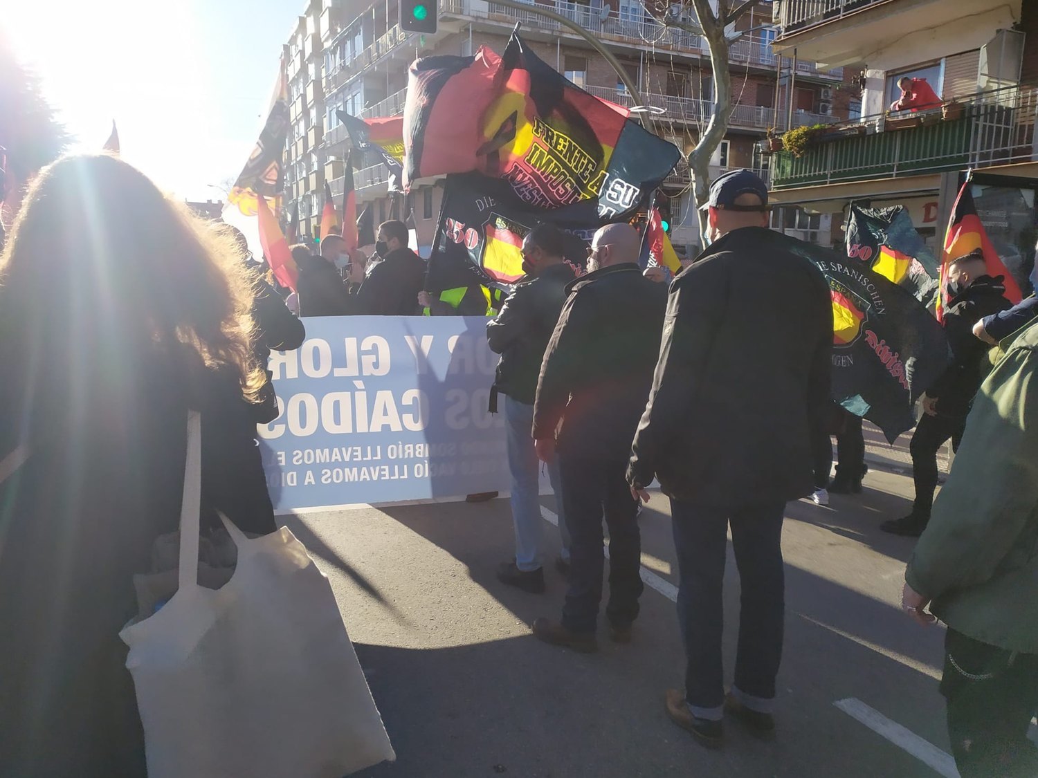 300 neonazis se manifiestan en Madrid en memoria de la División Azul incitando al odio y a incumplir las normas sanitarias