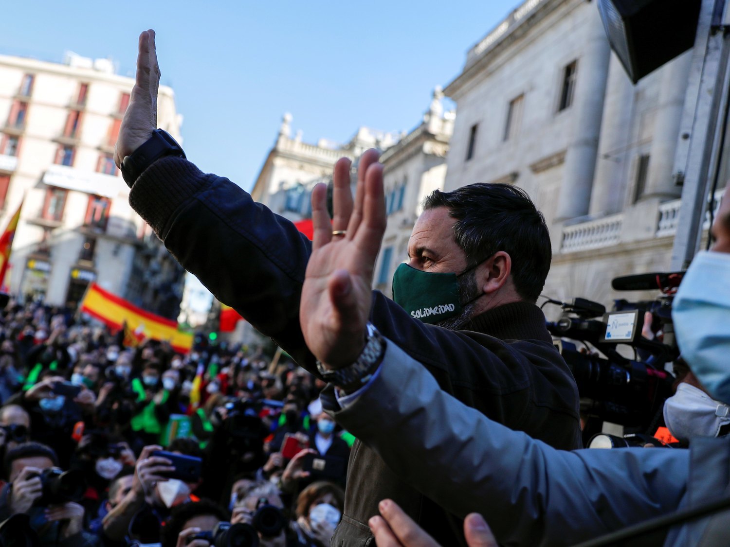 VOX considera la manifestación nazi en honor a la División Azul algo "totalmente legítimo"