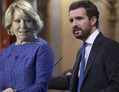 Esperanza Aguirre estalla contra Casado: "Es inaceptable que ataque personalmente a Abascal"