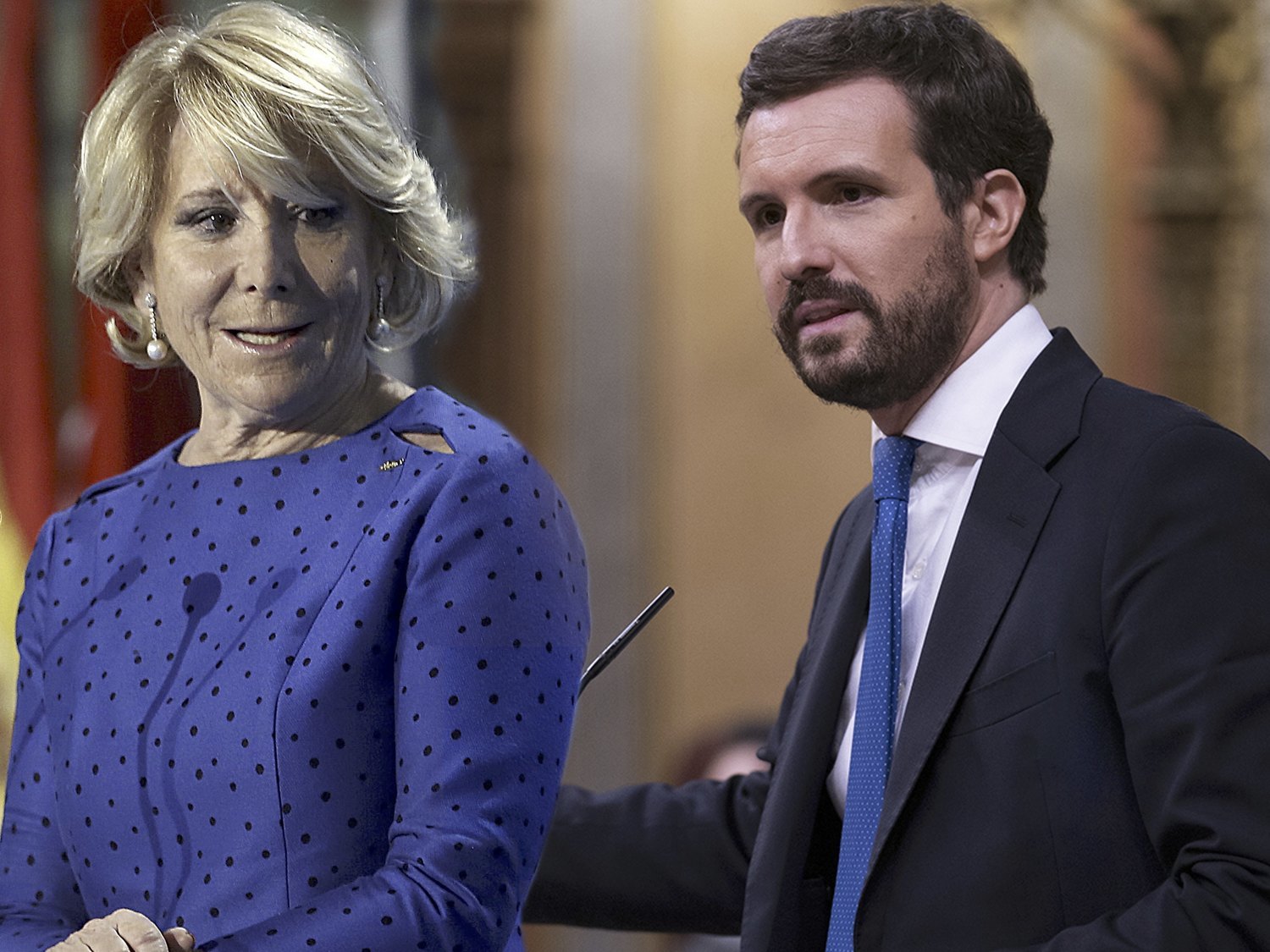 Esperanza Aguirre estalla contra Casado: "Es inaceptable que ataque personalmente a Abascal"