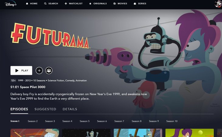 'Futurama' ha llegado a Disney + de la mano de Star