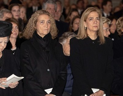 Las infantas Elena y Cristina se vacunaron en una visita a Juan Carlos I en Abu Dabi