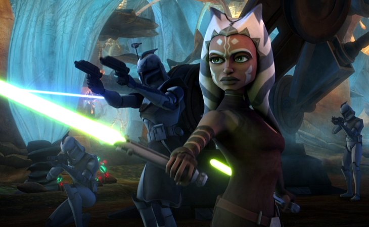 'Star Wars: The Clone Wars', creada por George Lucas