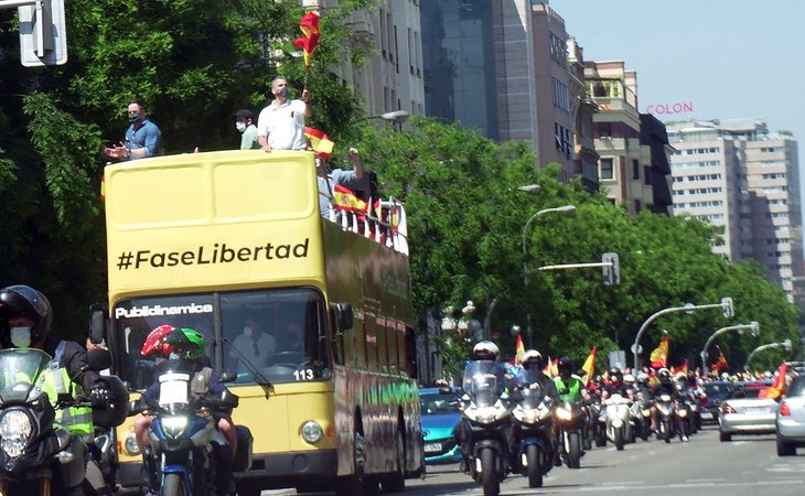 VOX convocó una manifestación en contra del Gobierno