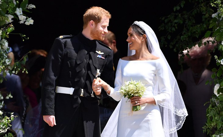 El príncipe Harry y Meghan Markle, el día de su boda