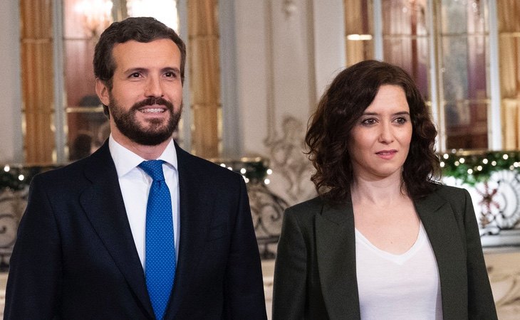 Casado y Ayuso abordaron la posibilidad de adelantar elecciones previamente