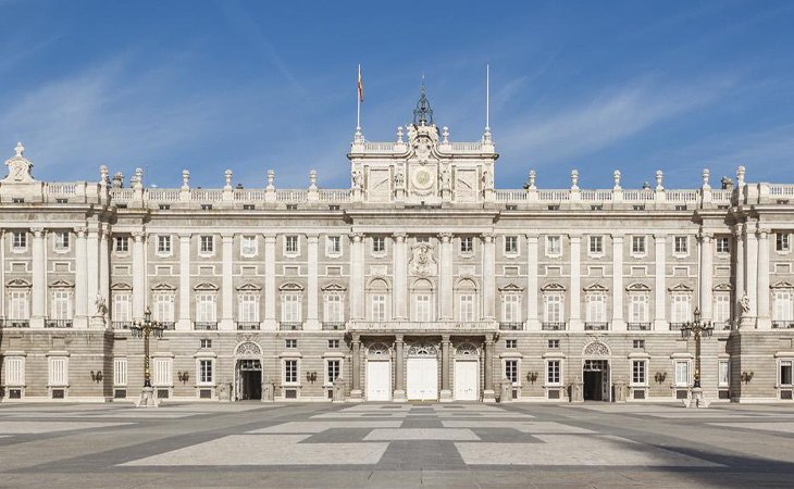 Fachada del Palacio Real de Madrid