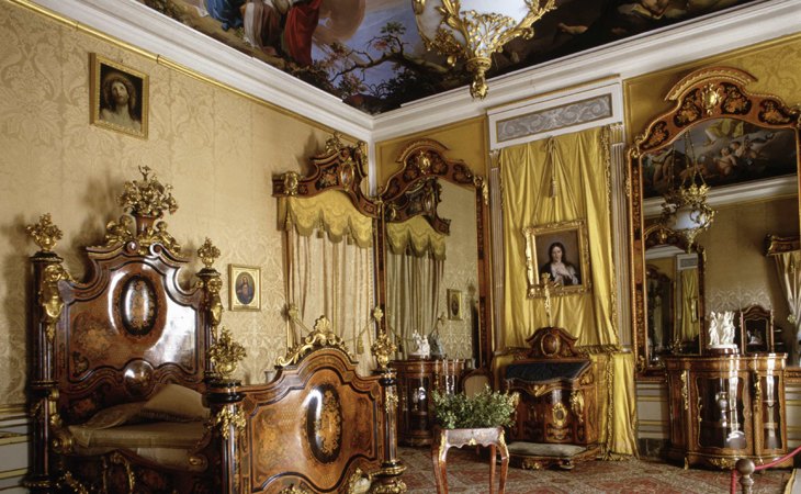 Una de las habitaciones del Palacio Real de Aranjuez