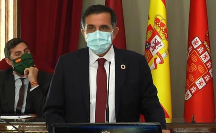 José Antonio Serrano, durante su intervención