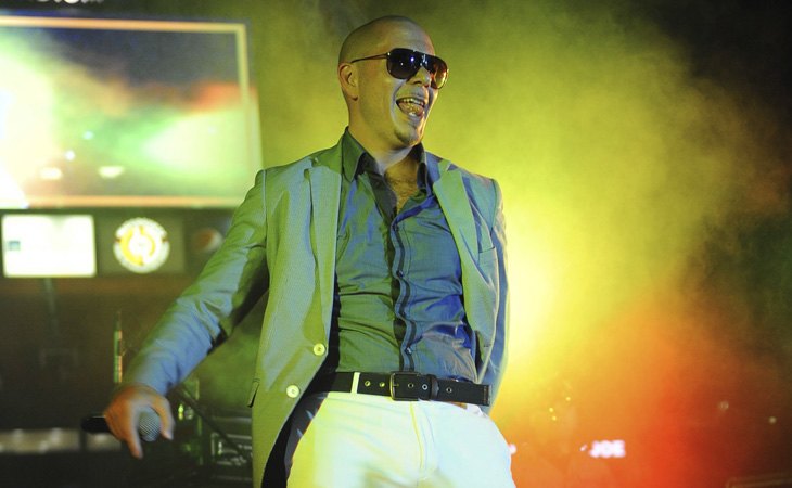 Pitbull en un concierto