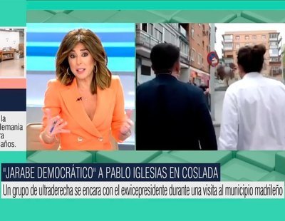 'El programa de Ana Rosa' llama "jarabe democrático" al ataque fascista contra Iglesias