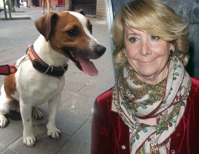 Esperanza Aguirre revela el terrible final de su perro Pecas