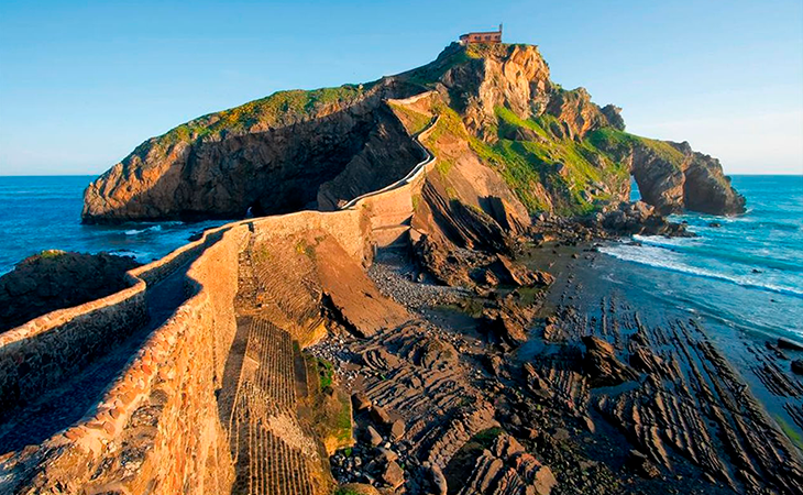 Ermita de San Juan de Gaztelugatxe en Vizcaya