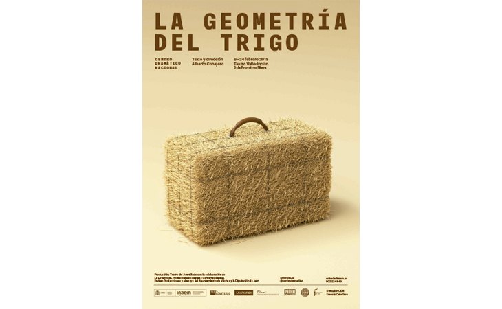 Cartel de 'La geometría del trigo'